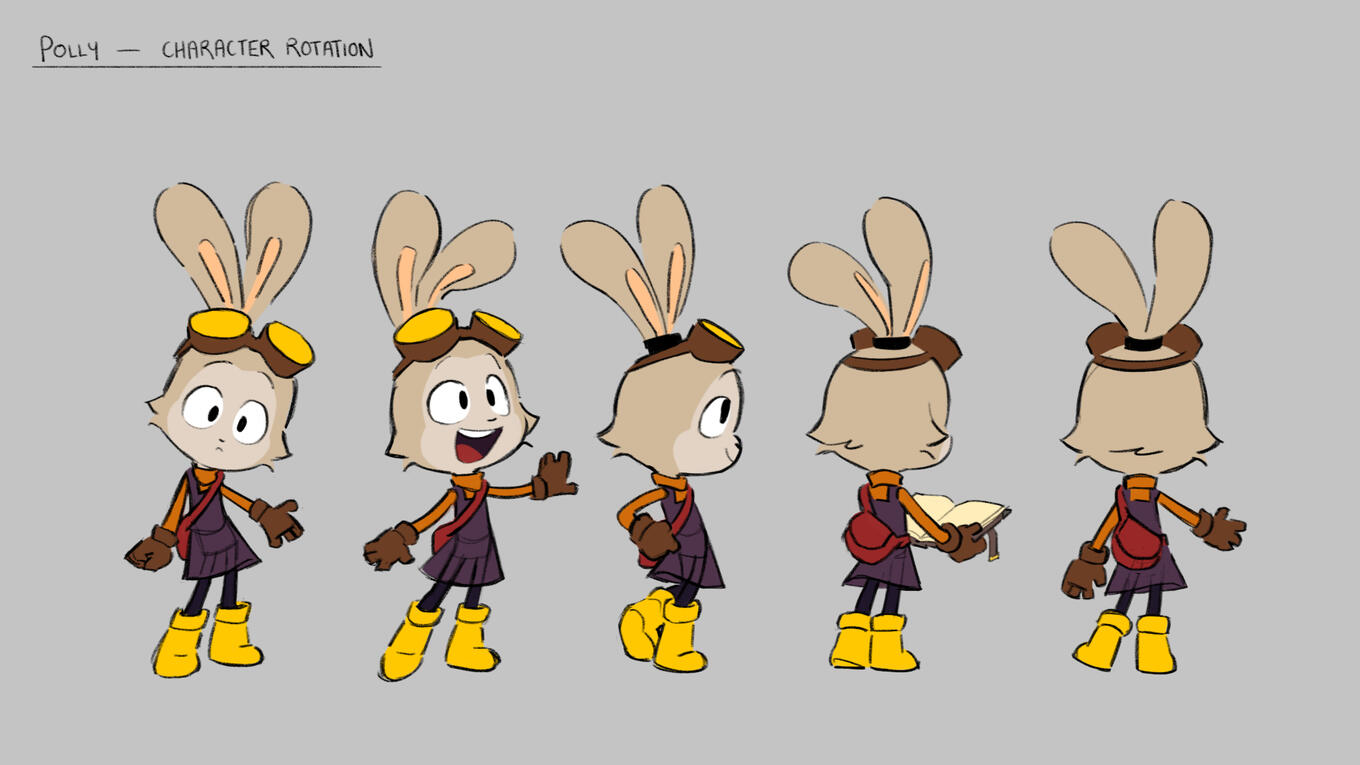 character rotation for Polly